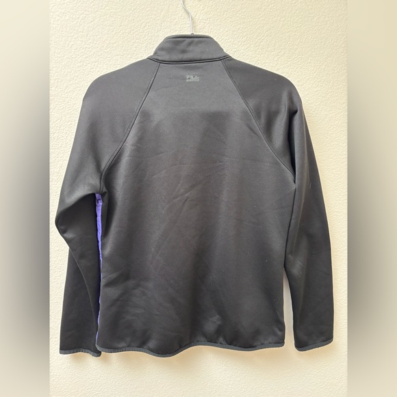 Fila Sport lightweight jacket black purple neon green size medium‎ M quilted 90s - Picture 3 of 14